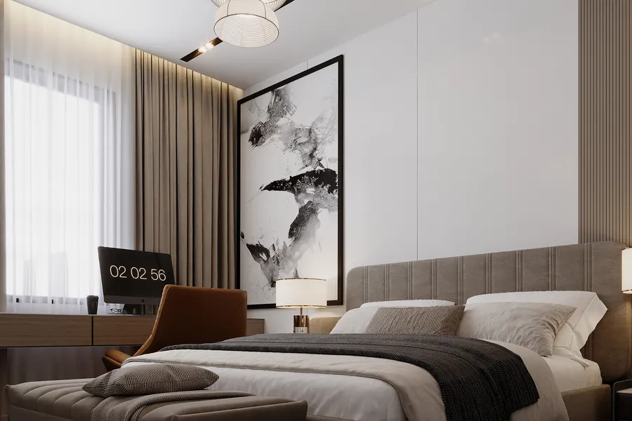 Chelsea Flats bedroom render