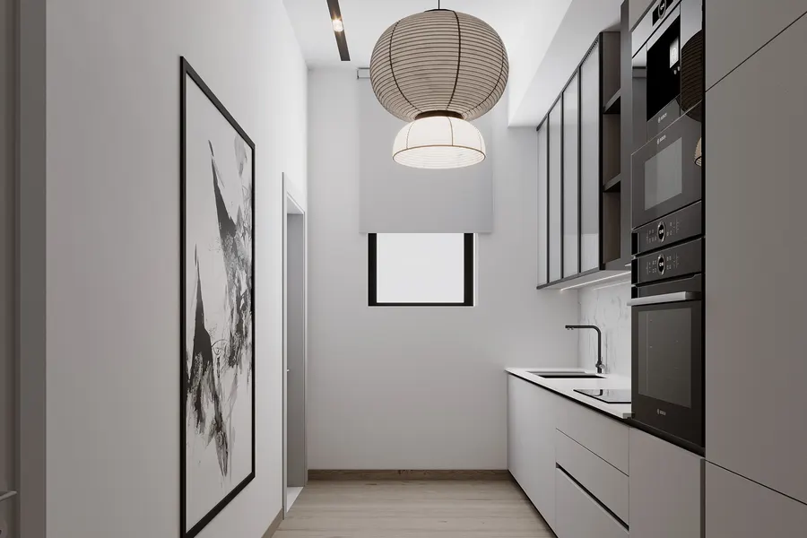 Chelsea Flats kitchen render