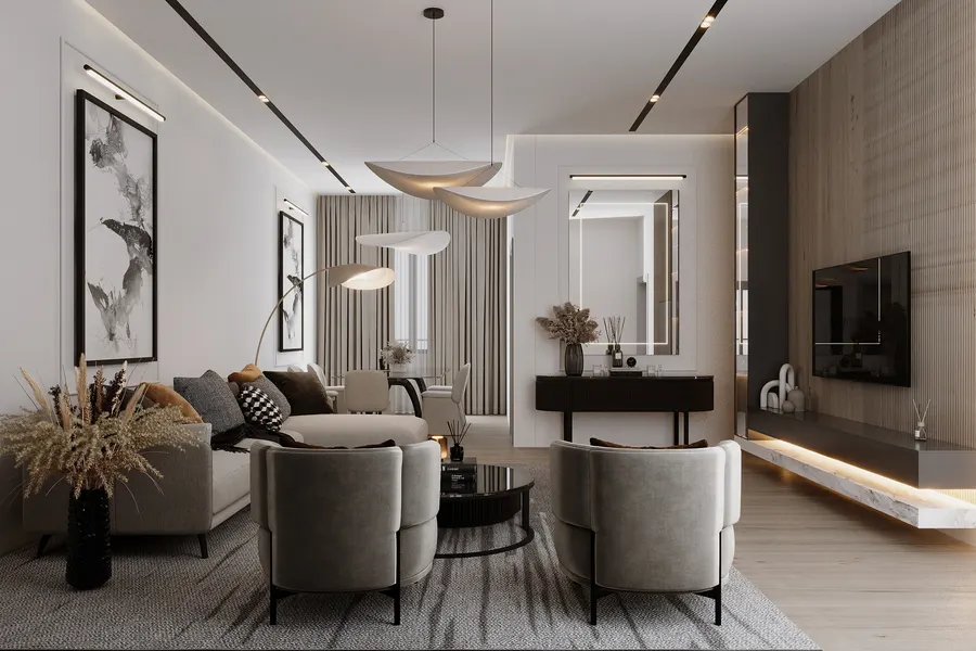 Chelsea Flats lounge render
